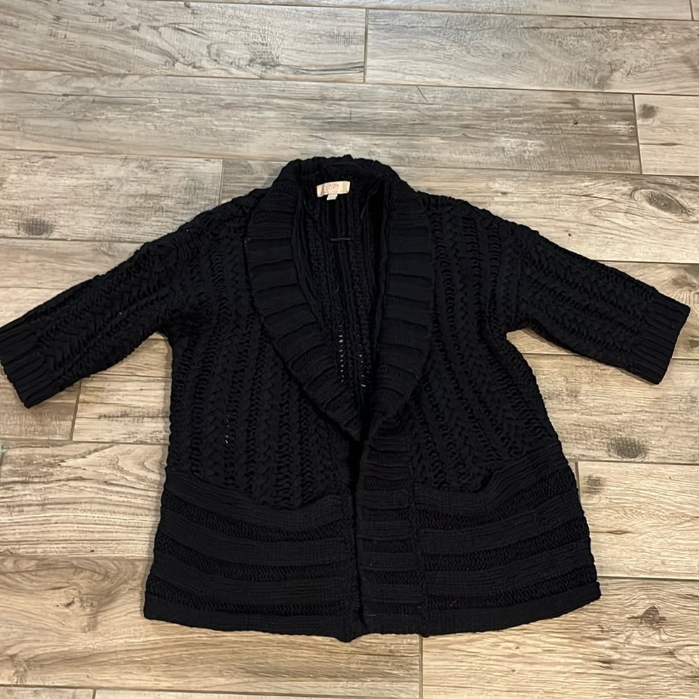 EUC LOFT Italian knit cardigan, sz XS/S - Picture 2 of 7